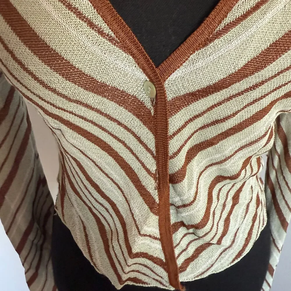 Zara Striped Cardigan  - Large